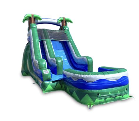 15 Ft Tropical Waterslide Hire In IL