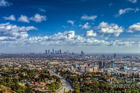 Los Angeles Hollywood Cityscape Photograph By David Zanzinger