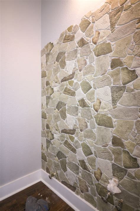Faux Stone Wall Sawdust 2 Stitches Faux Stone Walls Faux Stone
