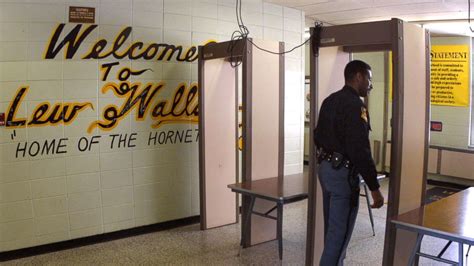 High sensitive hand held metaldetector, handheld airport security metal detectors. US schools implement new safety measures in wake of recent ...