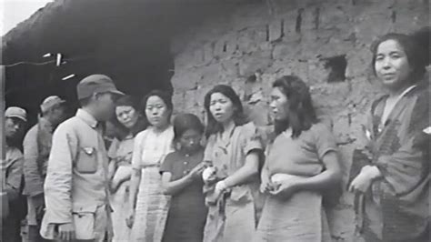 in a first south korea releases rare wwii footage showing korean sex slaves of japanese soldiers