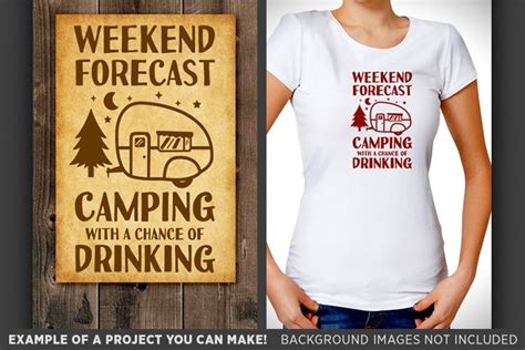 Download Weekend Forecast Camping With A Chance of Drinking SVG ...