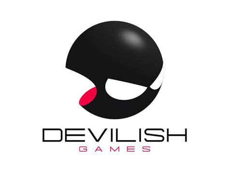 Emblemas con jugador, controlador de consola de joystick moderno y vintage, auriculares. La nueva identidad de DevilishGames - DevilishGames