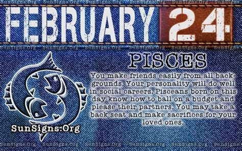 February 24 Zodiac Horoscope Birthday Personality Sunsignsorg