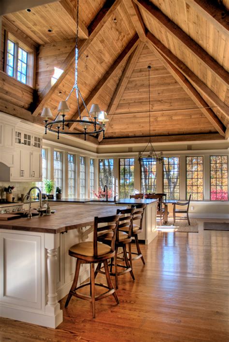 This designer put wood ceilings in her kitchen, and we're obsessed. 13 Ways to Add Ceiling Beams to Any Room - Town & Country ...