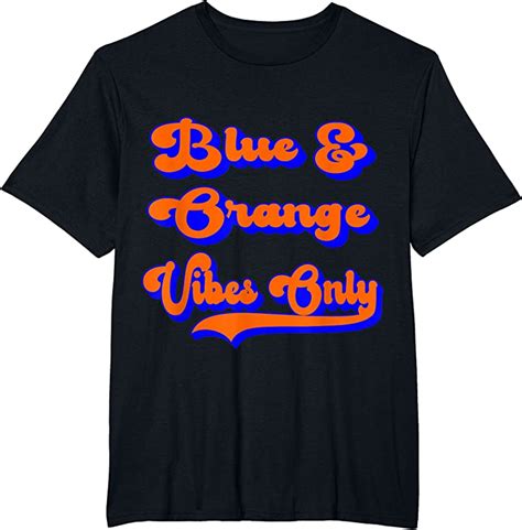 New Blue Orange Football Team School Game Day Colors T Shirts Teesdesign