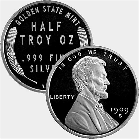 12 Troy Oz Lincoln Wheat Cent 999 Silver Round Ebay
