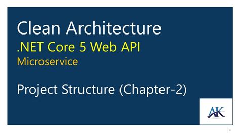 Chapter Clean Architecture Project Structure Net Core Web Api