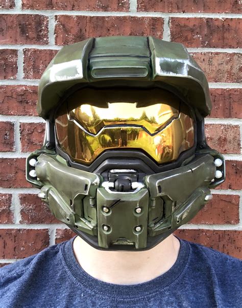 Finished Off My Repaint Of The Master Chief Helmet Rhalo