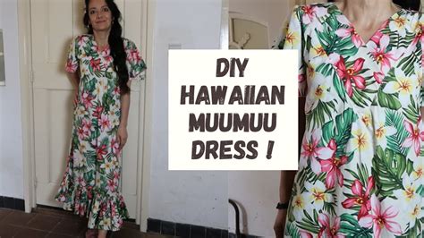 Diy Muumuu Hawaiian Dress Free Pattern Youtube