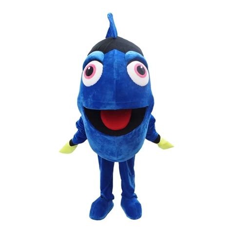 Blue Clown Fish Cosplay Mascot Costume For Adults