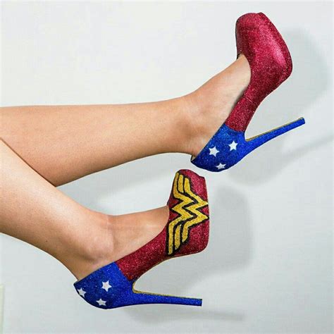 Pin By Alexander J Battle On Shoewhores Shoegasms Wonder Woman Shoes