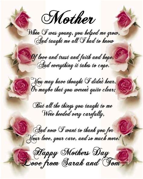 25 Mothers Day Poems Picshunger