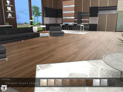Glossy Modern Wood Floor Mod Sims 4 Mod Mod For Sims 4