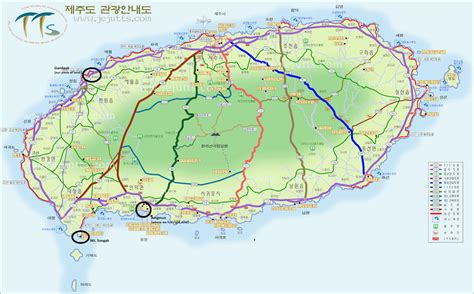 Map Of Jeju Premium Vector Jeju Island Winter Travel Map An Up To Date Detailed Maps Of Jeju