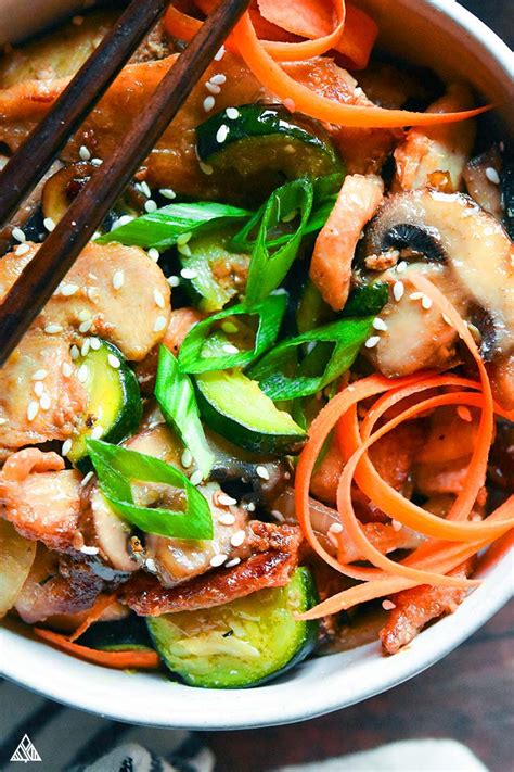 The original dish is hot, spicy and savory. Hunan Chicken - Easy, Zesty and SUUUPER Delish!