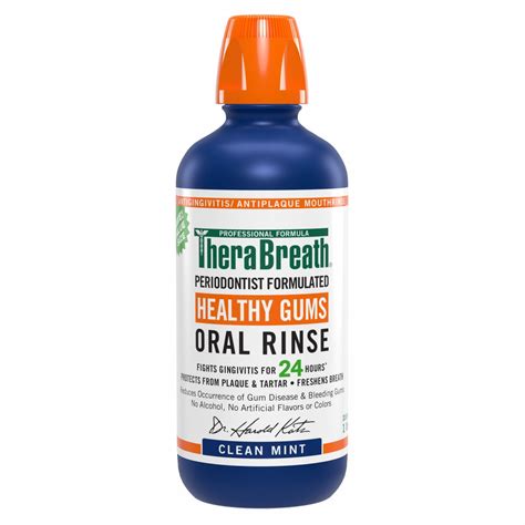 Therabreath 24 Hour Healthy Gums Oral Rinse Mouthwash