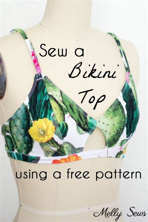 Bikinioberteil Nähen Mit Einem Gratis Schnittmuster Diy Bikini Top