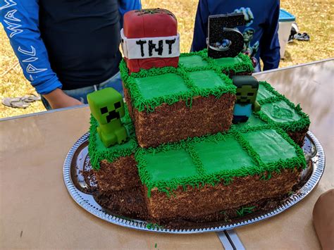 For My Cake Day I Give You A Minecraft Cake I Made Rminecraft