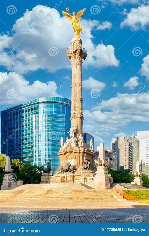 The Angel Of Independence In Mexico City Stock Image Image Of Mexico