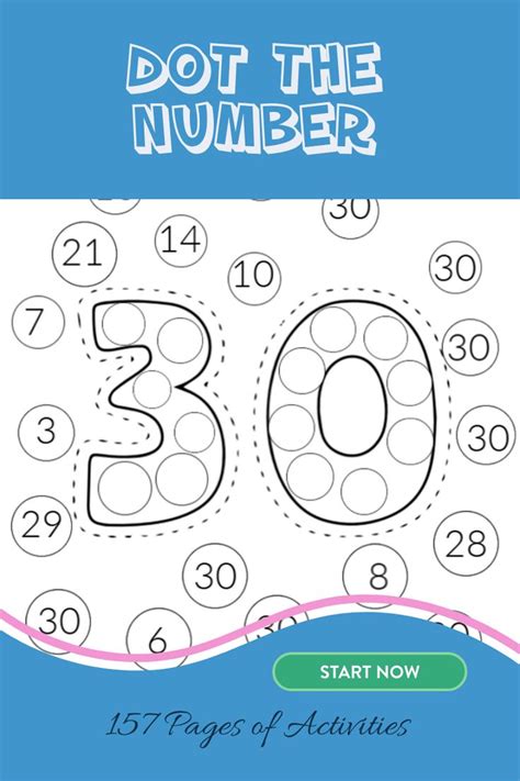 Do A Dot Numbers Printables