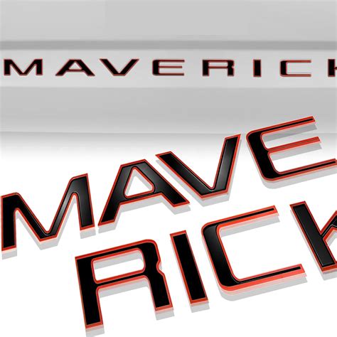 Buy Tailgate Insert Letters Compatible For 2022 Maverick 3m Adhesive