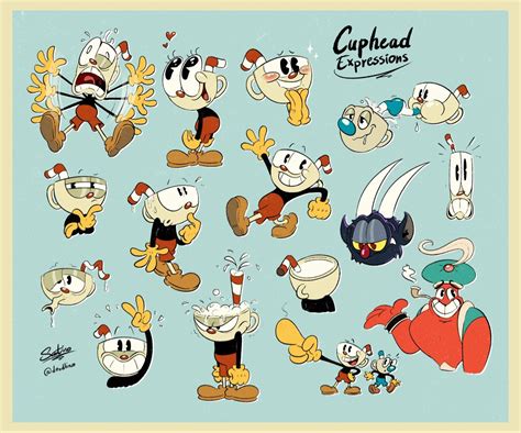 Капхед Шоу Character Design Cartoon Styles Retro Cartoons