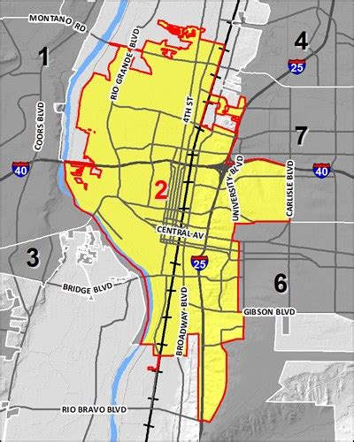 Council District 2 Map — City Of Albuquerque