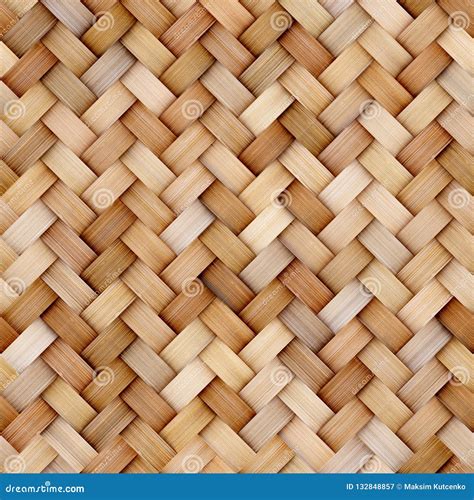 Wicker Rattan Seamless Texture For Cg Stock Image Image Of Abstract