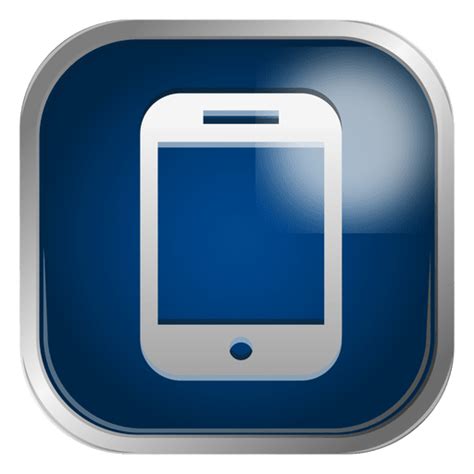 Ícone Azul Do Smartphone Baixar Pngsvg Transparente
