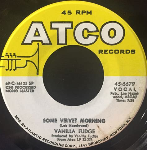 Vanilla Fudge Some Velvet Morning 1969 Specialty Vinyl Discogs
