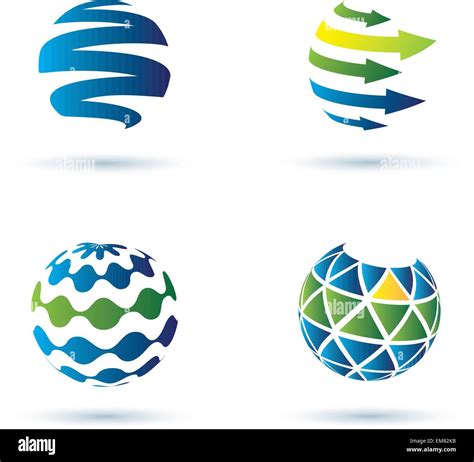 Abstract Globe Vector Icons Business Concept Stock Vector Image And Art