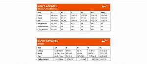 Nike Size Chart Men 39 S Kids 2 Rjm Sports