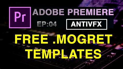 You can download it from adobe website some of the basic once on also you can check out third party marketplaces but most of them are not free and they might cost $8 or mybe less. Free Animated Titles for Premiere Pro Template Mogrt File ...