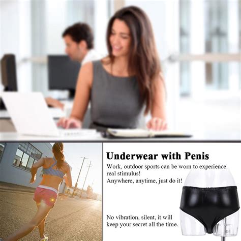 Unisex Masturbation Panties Plug Dildo Vaginal Anal Penis Free
