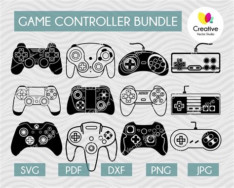 Video Game Controller SVG Bundle Creative Vector Studio