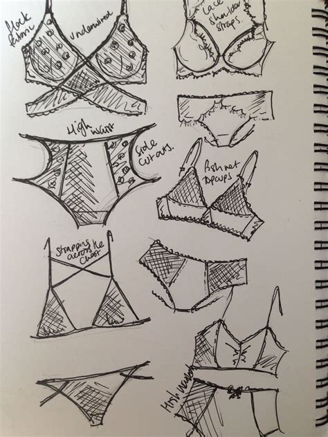 pin on lingerie drawings