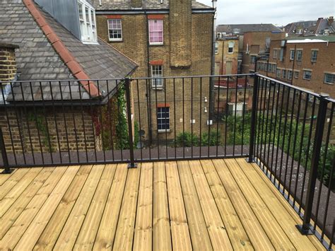 Roof Terrace Railings Supplied And Installed Designed