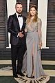 Justin Timberlake Jessica Biel Step Out At Oscars Vanity Fair Party Photo