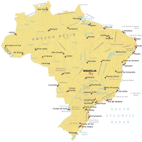 Map Of Brazil GIS Geography