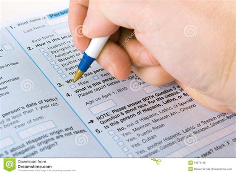 Filling Out A Form Stock Photo Image Of Human Male 13679198
