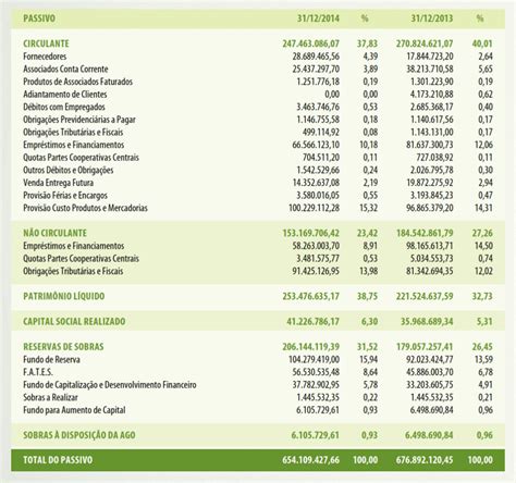 Balanço Patrimonial e Social 2020 Demonstrações financeiras