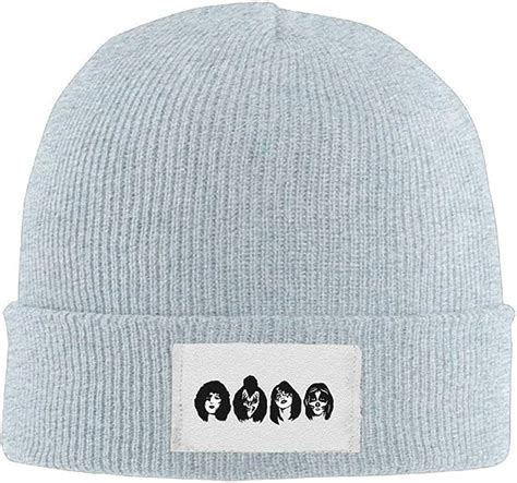 Men And Women Kiss Band Glam Metal Rock Band Beanie Knit Hat Ash