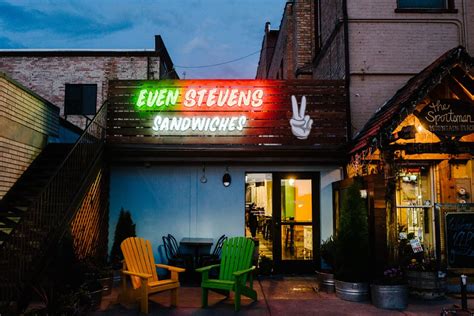 Even Stevens - Eat and Give - 131 N Main Logan, UT. Even Stevens is partnered with Cache Valley 