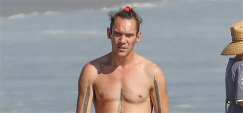 Jonathan Rhys Meyers Goes Shirtless At The Beach In Rare Photos
