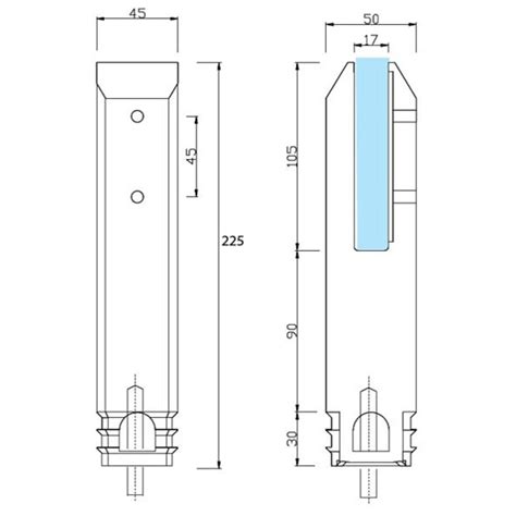 And if the 316 fastening shop doesn't have it, we can manufacture it. MADRID - SS2205 SQUARE Core Drill Spigot | DIY Glass Fencing