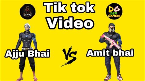 Funny moments with ajjubhai 94 & amitbhai in rank match amit bhai ki leli lol reaction. Tik tok video|| Ajju bhai VS Amit bhai || Free fire ajju ...