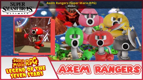 Axem Rangers Super Mario Rpg Super Smash Bros Ultimate Mods