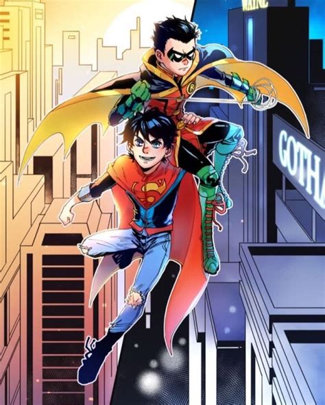 Jon Kent And Damian Wayne Super Sons Dc Comics Characters Dc Superheroes Marvel Dc Comics