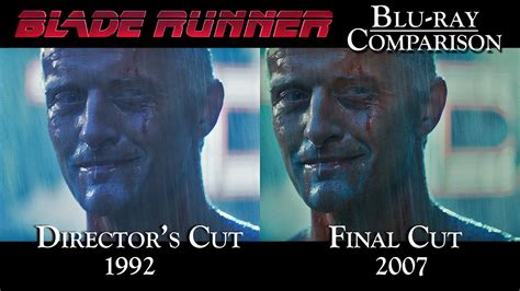 Blade Runner Blu Ray Comparison Directors Cut Vs Final Cut Youtube